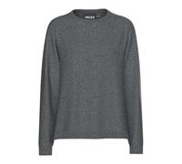 PIECES Pcbree LS O-Neck Knit Noos BC, Gris Oscuro, L