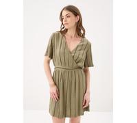 Pieces Pcbrigitte Ss V-Neck Wvn Dress Fc XS Verde