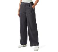 PIECES Pccamil HW Wide Pant Noos Pantalones, Gris Oscuro, L x 32L para Mujer