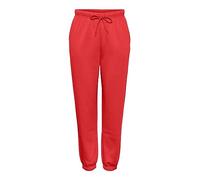 PIECES Pcchilli HW Sweat Pants Noos BC-Pantalones Deportivos, Rojo Amapola, Mujer