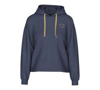 PIECES Pcchilli LS Heart Sudadera con Capucha Noos BC, Ombre Blue., M