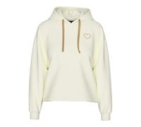Pieces Pcchilli LS Heart Sudadera con Capucha Noos BC, White Pepper, M