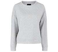 Pieces Pcchilli LS Sweat Noos BC Sudadera, Gris Claro (Melange), XXL para Mujer