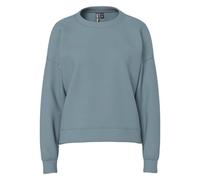 Pieces Sudadera de mujer de manga larga. Azul claro 40 (L)