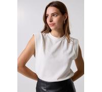 Pieces Pcchilli Summer Sl Cut Out Top Jrs Bc L Blanco