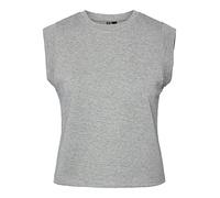 PIECES Pcchilli Summer SL Top Noos BC, Gris Claro, M para Mujer