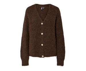 Pieces Pccleo LS V-Neck Knit Cardigan Noos BC para Mujer