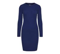 PIECES Pccrista LS O-Neck Knit Dress Noos BC Vestido de Punto, Bellwether Blue, XL para Mujer