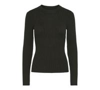 PIECES Pccrista LS O-Neck Knit Noos BC Jersey de Punto, Forest Night, M para Mujer