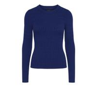 PIECES Pccrista LS O-Neck Knit Noos BC Jersey de Punto, Bellwether Blue, XL para Mujer