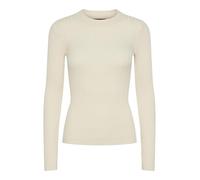 Pieces Pccrista LS O-Neck Knit Noos BC suéter de Punto para Mujer, Abedul., S