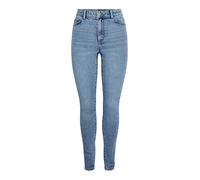 PIECES Pcdana HW Skinny Jeans Lb302 Noos Pantalones Vaqueros, Mezclilla De Color Azul Claro, S / 32L para Mujer