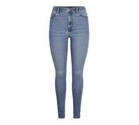 PIECES Pcdana HW Skinny Jeans Mb402 Noos Pantalones Vaqueros, Medio De Mezclilla Azul, XS x 30L para Mujer