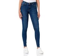 PIECES PCDELLY SKN MW MB184 Noos BC Jeans, Medium Blue Denim, L/32 para Mujer