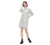 PIECES Pcellen LS High Neck Knit Dress Noos BC Keid, Gris Claro, L para Mujer