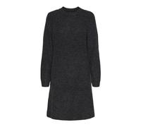 PIECES Pcellen LS O-Neck Knit Dress Noos BC Vestido de Punto, Gris Oscuro, S para Mujer