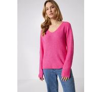 Pieces Pcellen Ls V-Neck Knit Noos Bc L Rosa
