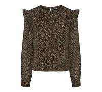 PIECES Pcfelita LS Top, Forest Night/AOP:Dot, S