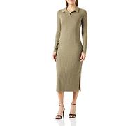 Pieces Pcfemke LS Midi Vestido BC, Verde Oliva Oscuro, M para Mujer