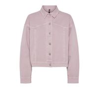 PIECES Pcfenny LS Denim Jacket Mm Chaqueta, Rosa Amanecer. Detalles: Lavado, XS Mujeres