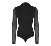 PIECES Pcfib Ls Mesh Bodystocking Body Mujer