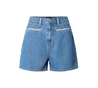 Pieces Pcfie HW Patchwork Denim Shorts Pcfie HW Patchwork Denim Shorts