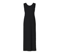 PIECES Pcflora SL Maxi Dress BC, Negro, M Mujeres