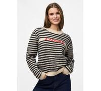 Pieces Pcjada Ls O-Neck Knit Bc S Beige