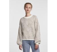 Pieces Pcjenna Ls O-Neck Knit Noos Bc S Beige