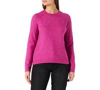 PIECES Pcjuliana LS O-Neck Knit Noos BC Suter Pulver, Rosa/Morado, XS para Mujer
