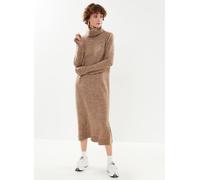 Pieces PCJULIANA LS ROLLNECK KNIT DRESS NOOS BC XL Marrón
