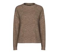 PIECES Pcjuliana LS Suéter de Punto Noos BC con Cuello Redondo para Mujer, fósil, M