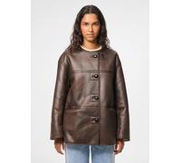 Pieces Pcjulie Reversible Teddy Coated Jacket M Blanco