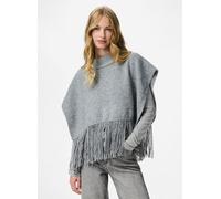 Pieces Pcjulle Poncho Bc T.U Gris