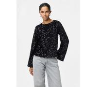 Pieces Pckam Ls Deep Back Bow Top Jrs Noos Bc XS Negro