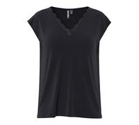 Camiseta de manga corta Mujer Talla XL. Color Negro