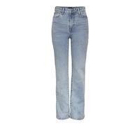 PIECES Pckelly HW Straight Jeans Lb302 Noos Pantalones Vaqueros Rectos, Mezclilla De Color Azul Claro, 25W x 30L para Mujer