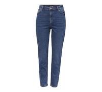 PIECES Pckesia Mom HW ANK JNS Db327-vi BC Jeans, Dark Blue Denim, M para Mujer