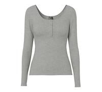 Gris Top De Manga Larga XS