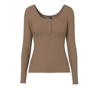 Pieces Pckitte LS Top Noos BC Camisa de Manga Larga Mujer (Pack de 1) | Top de manga larga