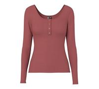 PIECES Pckitte LS Top Noos BC, Camisa de Manga Larga para Mujer, Mantequilla de, XS