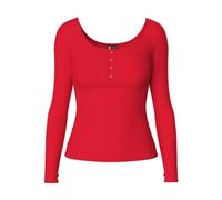PIECES Pckitte LS Top Noos BC, Lollipop, M Mujeres