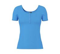 PIECES Pckitte SS Top Noos BC, Camiseta para Mujer, Azul (Blue), L