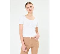 Pieces Pckitte Ss Top Noos Bc XS Blanco
