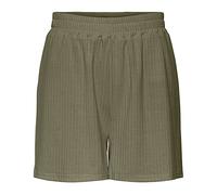 PIECES Pckylie HW Shorts Noos Pantalones Cortos, Deep Lichen Green, S para Mujer