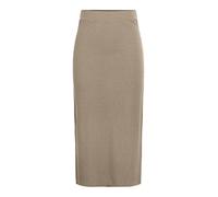 PIECES Pckylie MW Midi Falda Noos, Silver Mink, XS para Mujer