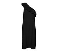 PIECES PCLARA One Shoulder Midi Dress BC, Vestido Mujer, Black, XL