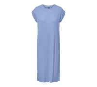 PIECES Pclena SS Midi Dress Vestido, Hortensia, M para Mujer