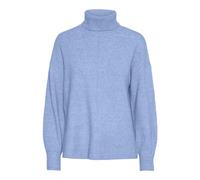 PIECES Pcmalou LS Cuello Rollneck Knit Noos BC Jersey de Punto, Hortensia, S para Mujer