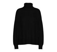 PIECES Pcmalou LS Rollneck Knit Noos BC Jersey de Punto, Negro, M para Mujer